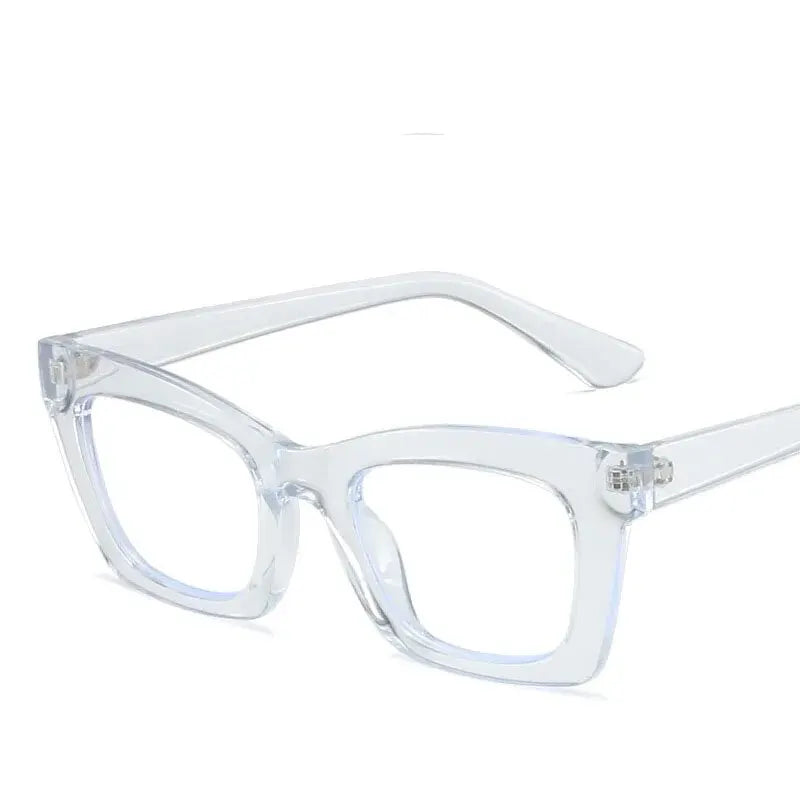 Retro Bag Color Anti-blue Glasses Europe And The United States Ins Wind Flat Mirror Female Color Glasses