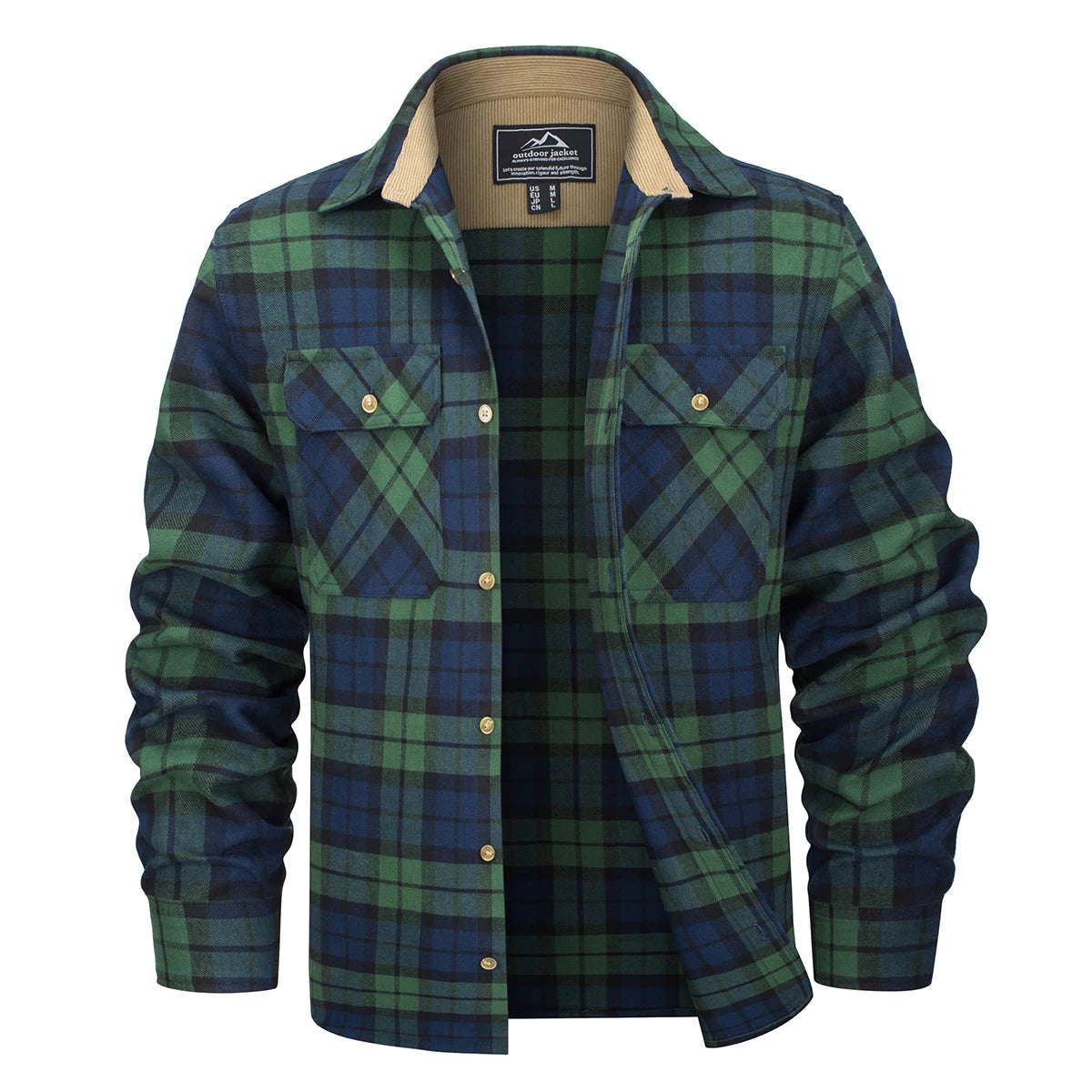 MAGCOMSEN Men’s Flannel Shirt