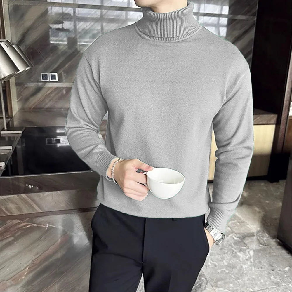 Fleece Turtleneck Sweater