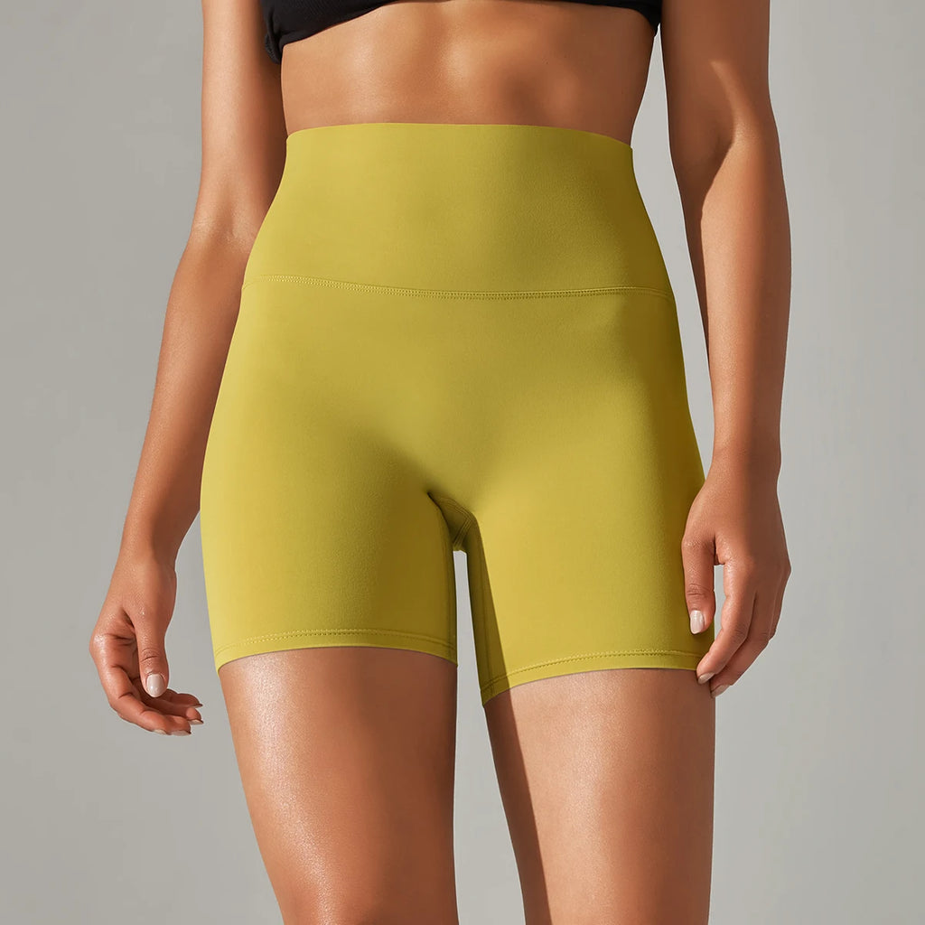Seamless High Waist Yoga Shorts for Women