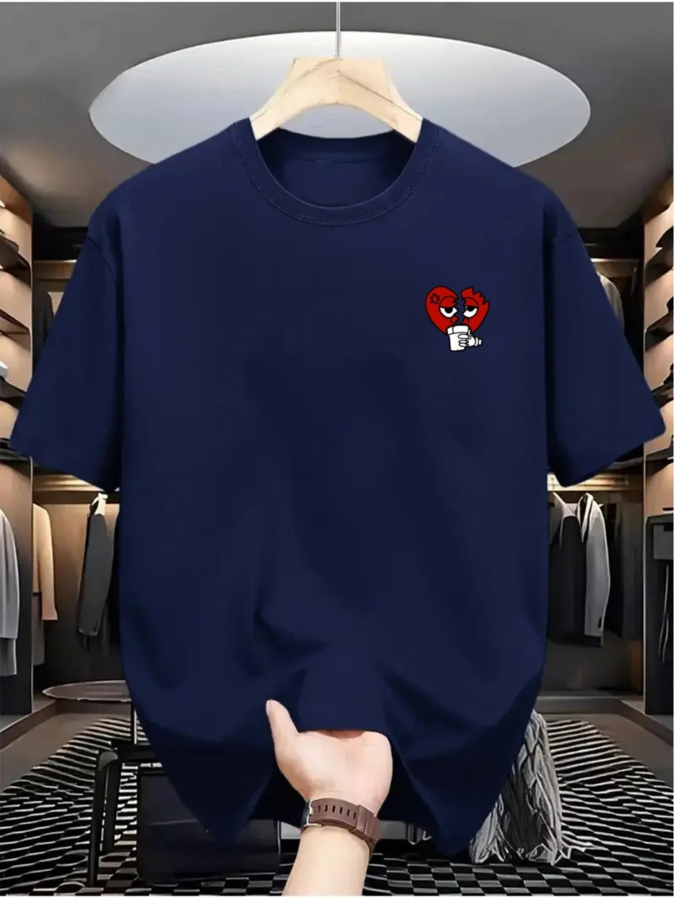 Heavy Cotton Heart‑Design T‑Shirt