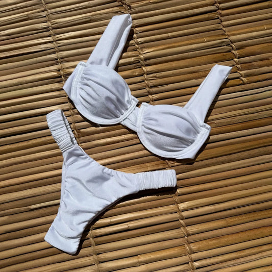 2025 Sexy Brazilian Bikini Set Low Waist Solid Printed Women Swimwear Push Up Bikinis Swimsuit Female Biquini Bathing Suit