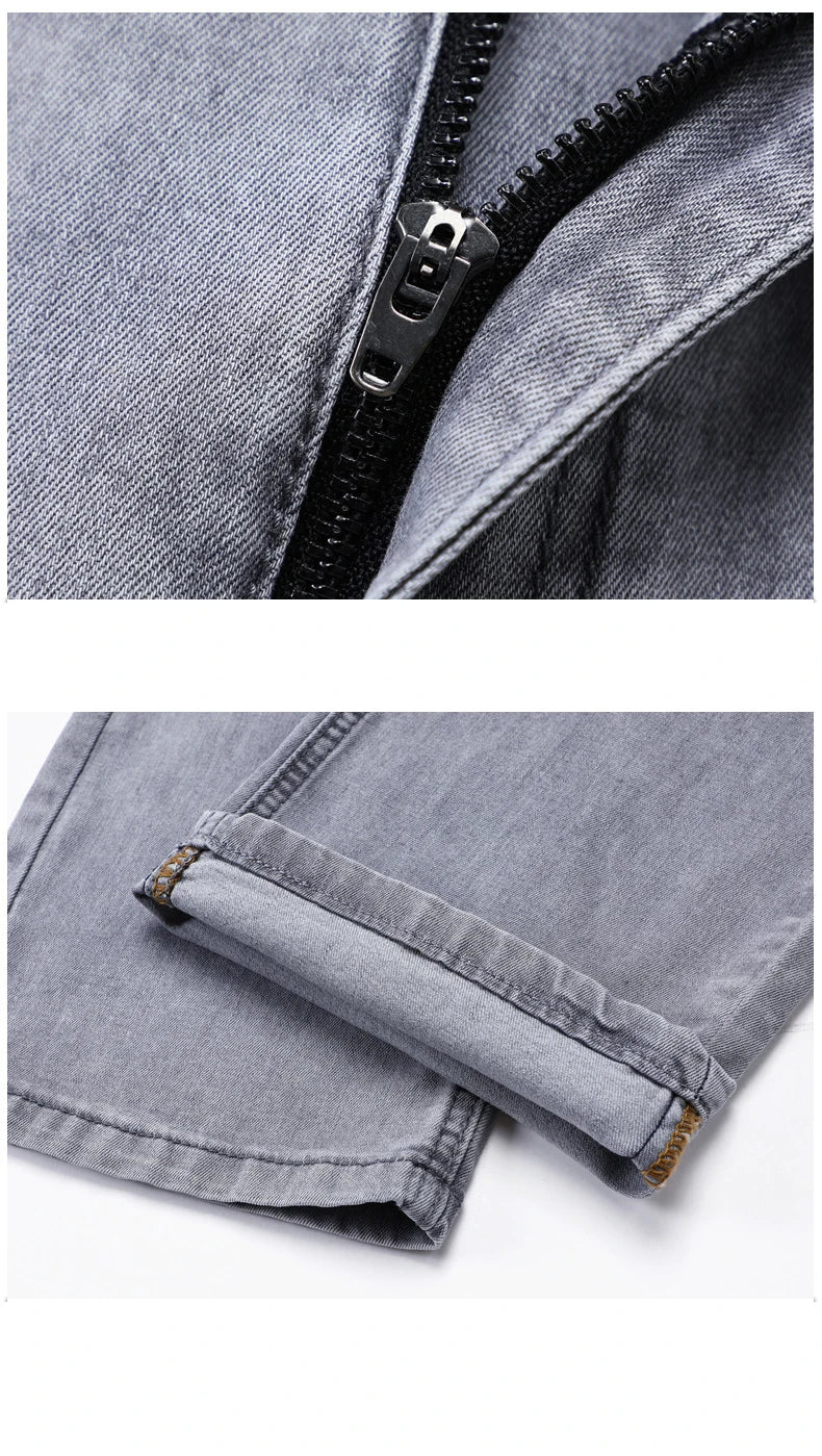 Summer Thin Straight Jeans