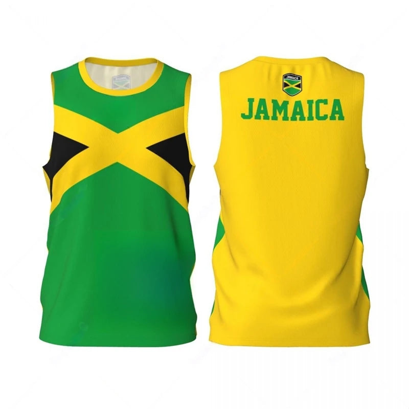 Jamaica Flag 3D Printed Tank Top