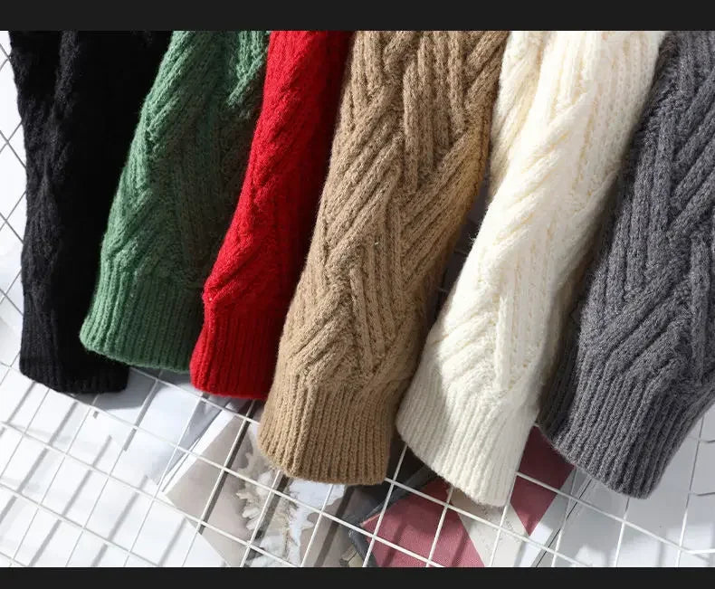 Men’s Winter Fleece Turtleneck Sweater