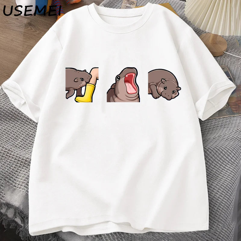 Moo Deng Baby Hippo T‑Shirt