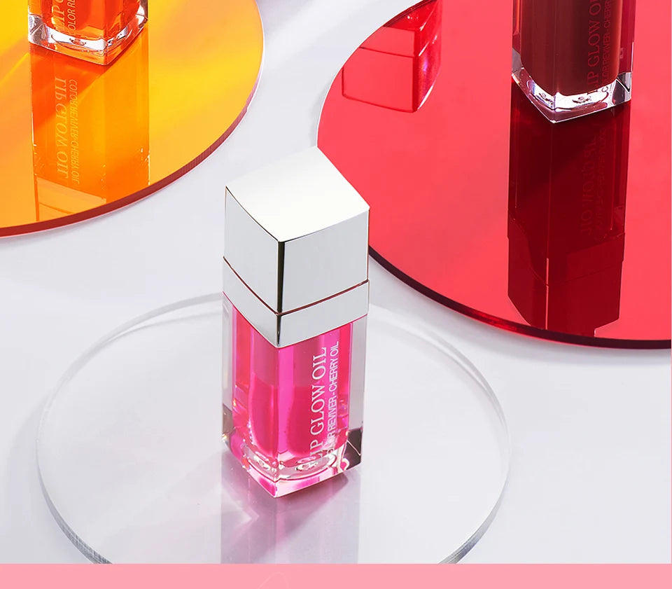Crystal Jelly Lip Oil – Moisturizing, Plumping & Tinted Glow for Fuller, Softer Lips