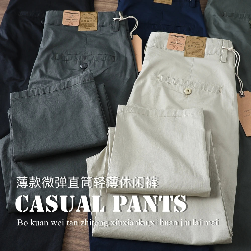 Retro Slim Chino Pants