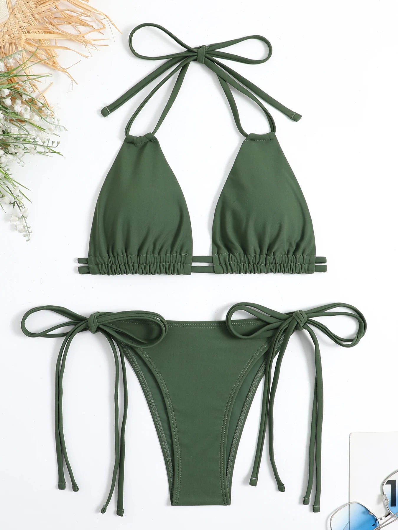 Sexy Bandage Halter Bikini
