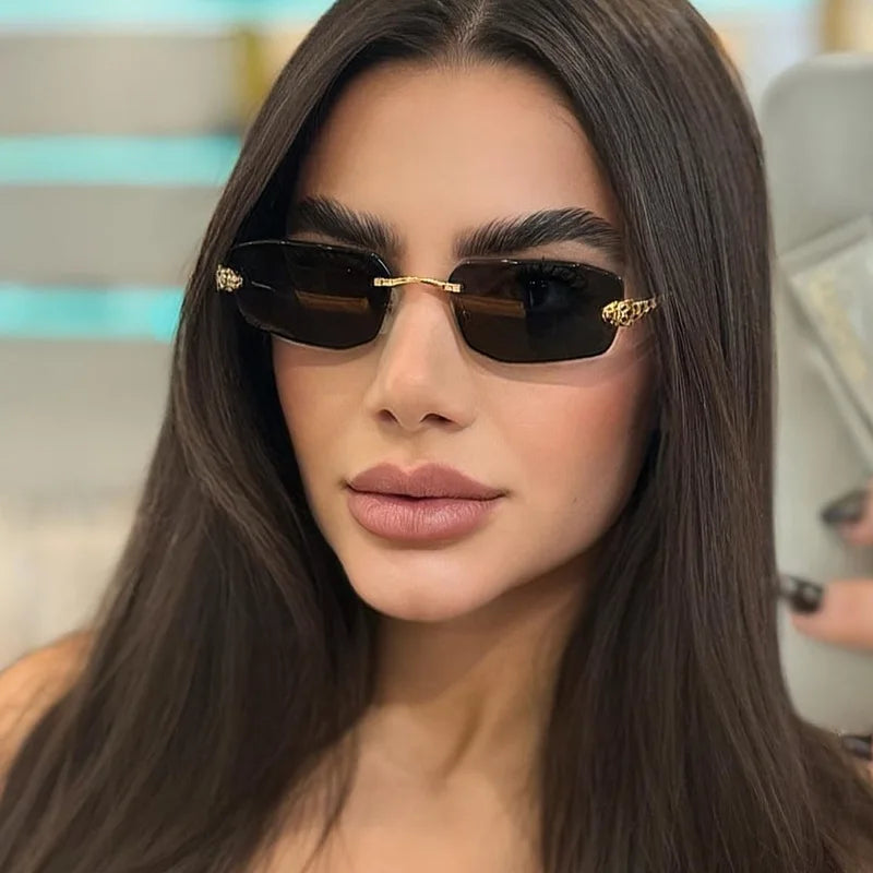Anti-ultraviolet, Lightweight Metal-free Frame Sunglasses, Trendy And Stylish For Both Men And Women Car Sunglasses2520