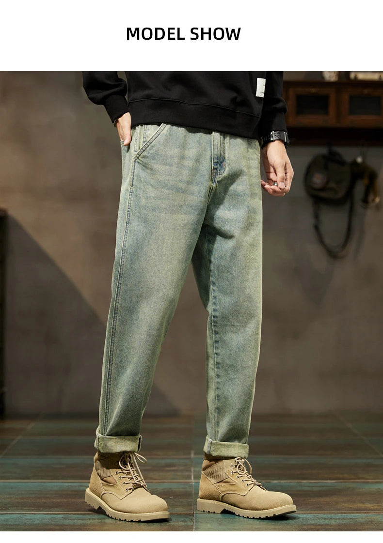 Loose Harem Denim Pants
