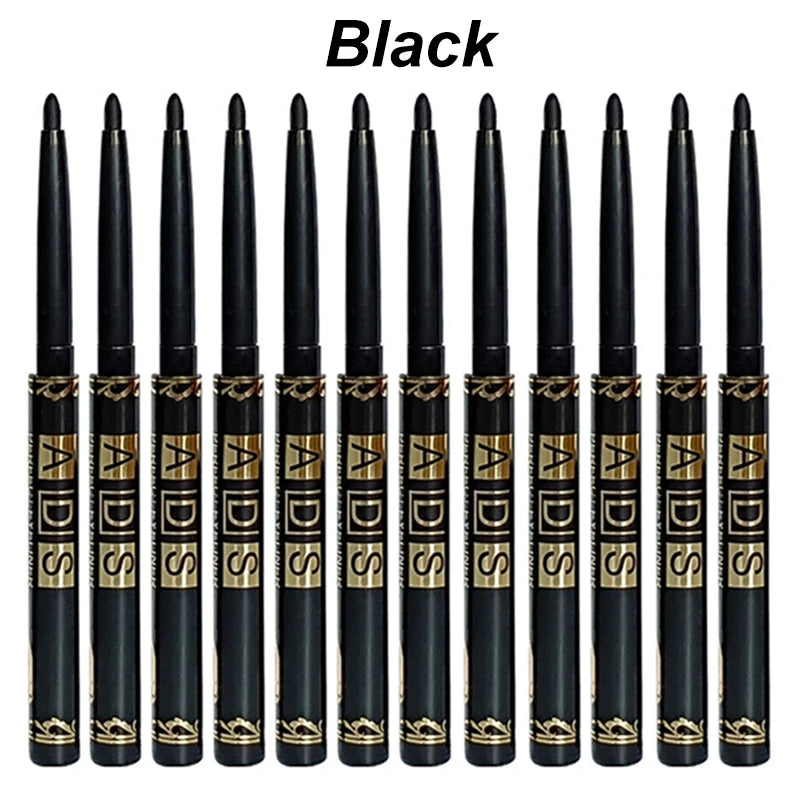 Waterproof Black Eyeliner Pencil Set – Long‑Lasting Matte Gel Liners for Bold, Smudge‑Proof Eye Makeup