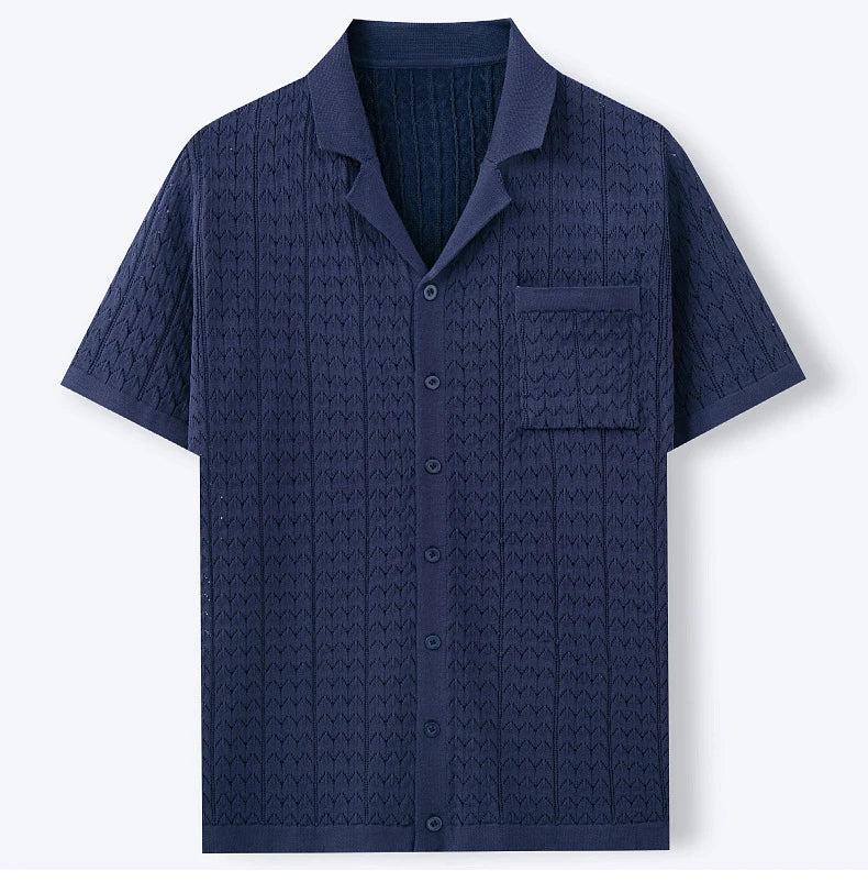 Luxury Knitted Polo Shirt