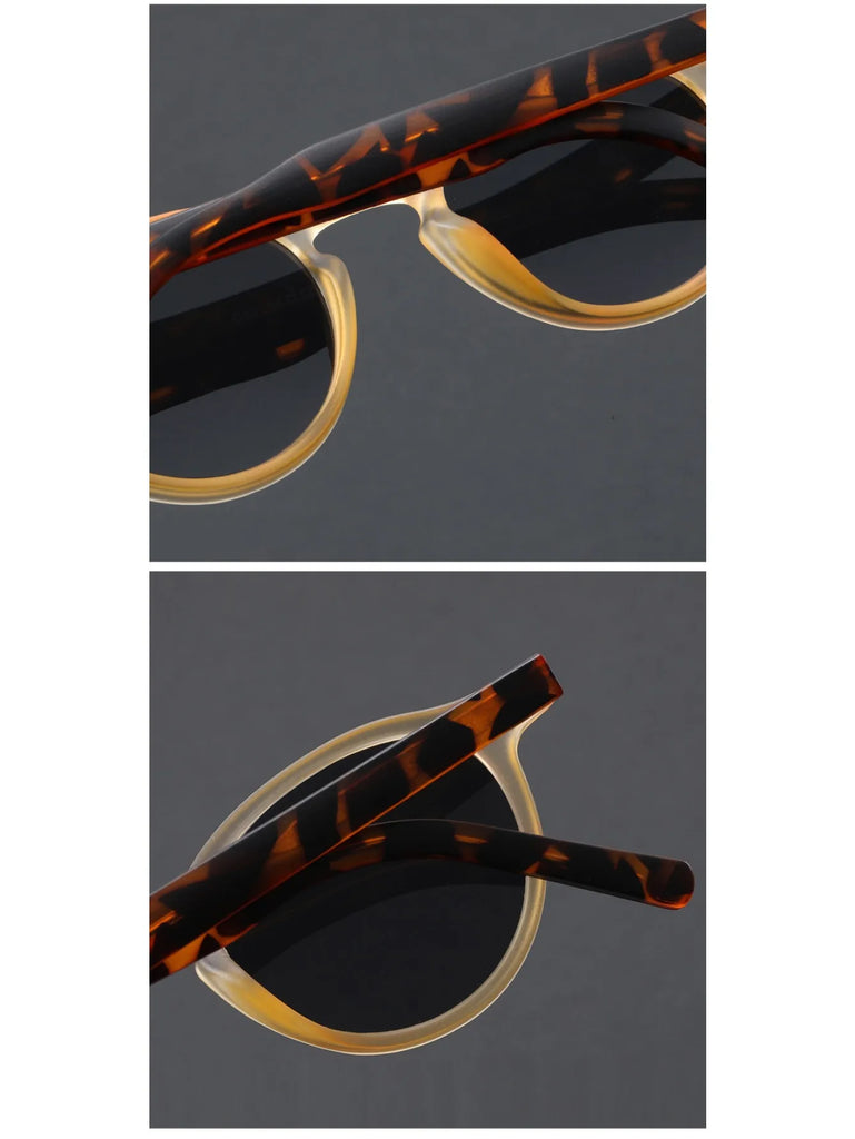 polarized sunglasses men TR90 frame acetate fashion sun glasses women unisex trend decoration European style grey brown