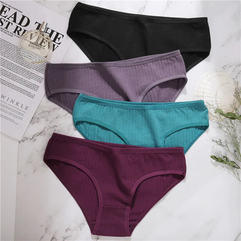 FINETOO Women’s Cotton Panties 9‑Pack