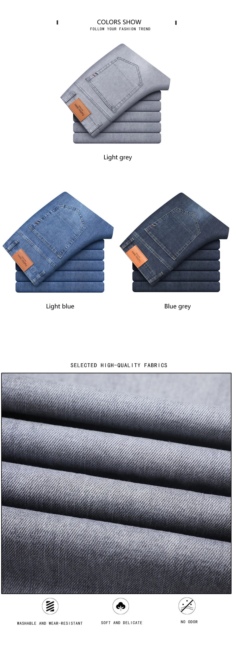 Summer Thin Straight Jeans