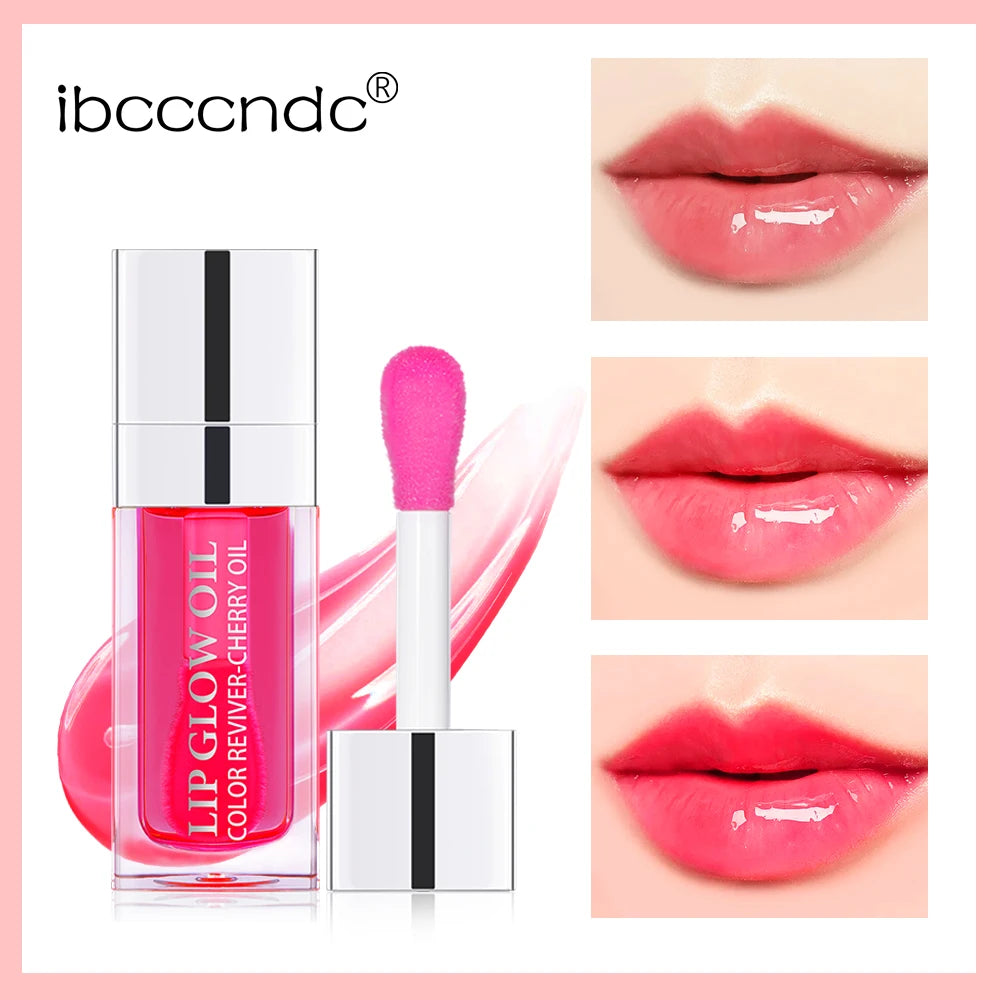 Crystal Jelly Lip Oil – Moisturizing, Plumping & Tinted Glow for Fuller, Softer Lips