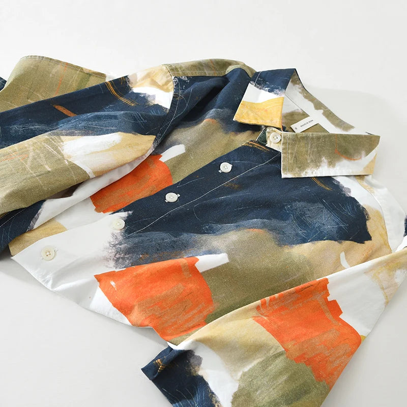 Tie‑Dye Casual Shirt