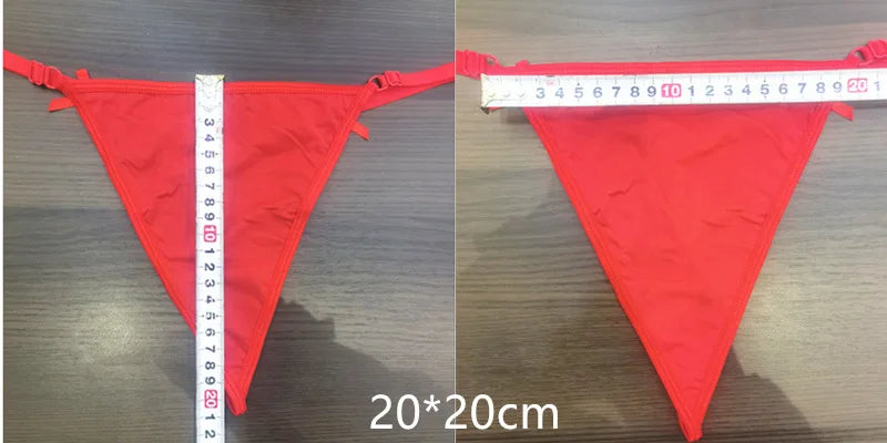 Letter Pendant Waist Chain & Lace Panty Set