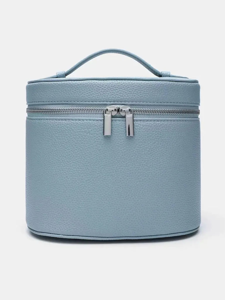 Travel Cosmetic Organizer • Toiletry Bag for Women & Girls • With Handle & Dividers