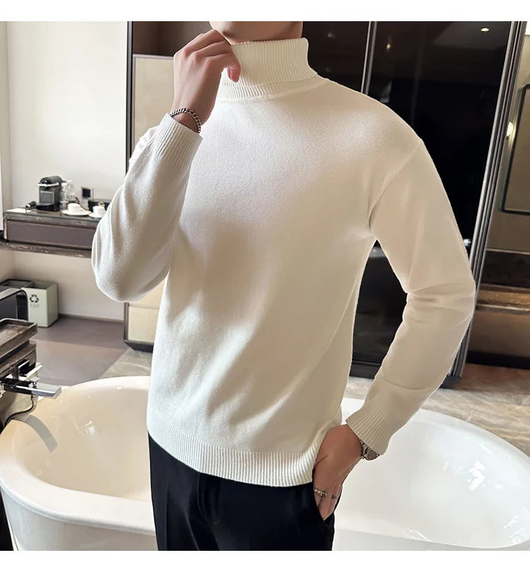 Fleece Turtleneck Sweater