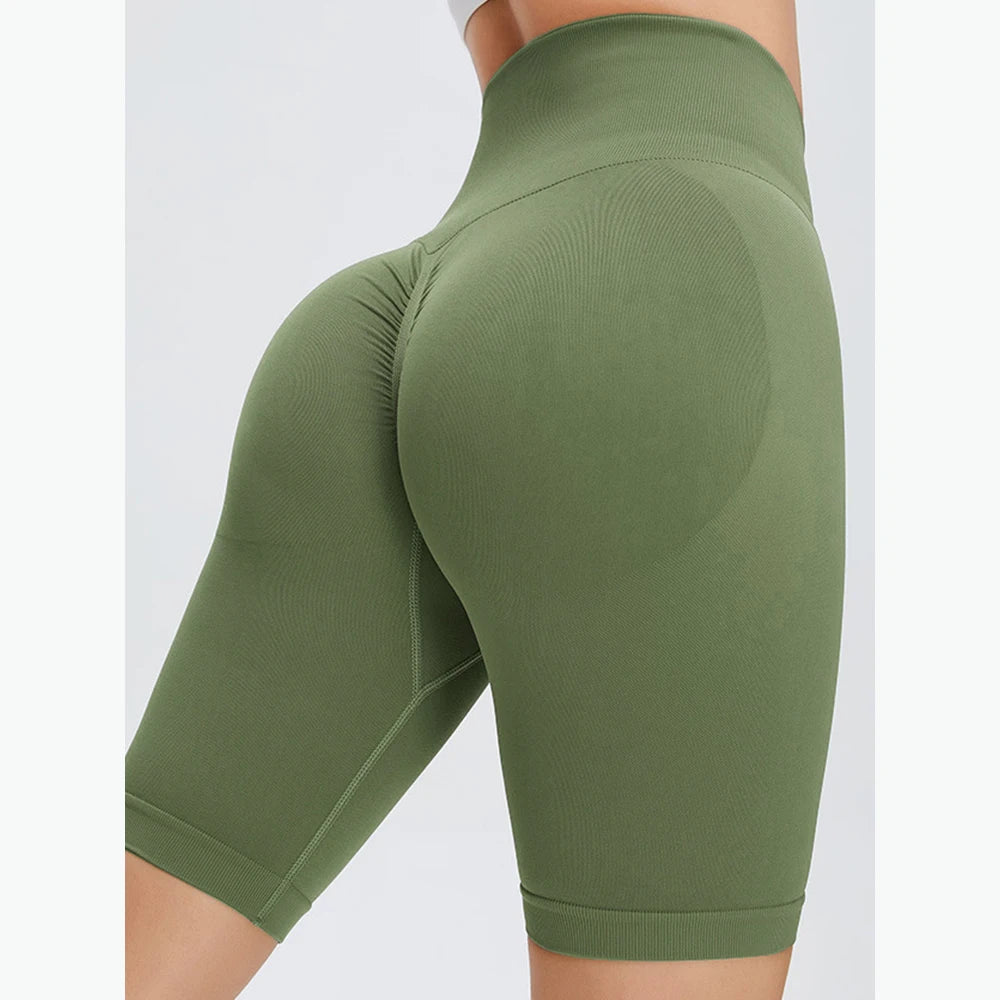 Women’s Seamless High Waist Fitness Shorts