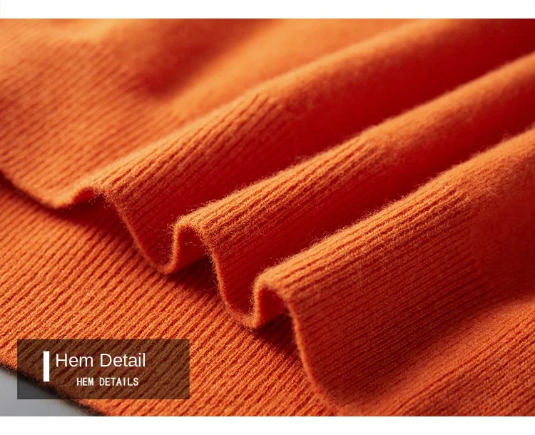 Men’s Cashmere O‑Neck Sweater