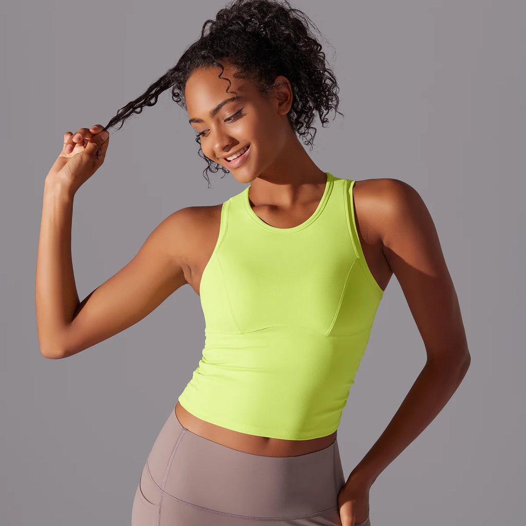 Sport Bra Women Yoga Vest Sports Underwear Women Shockproof Sagging Resistant Yoga Vest Fitness Bra Integrated Professional Runn