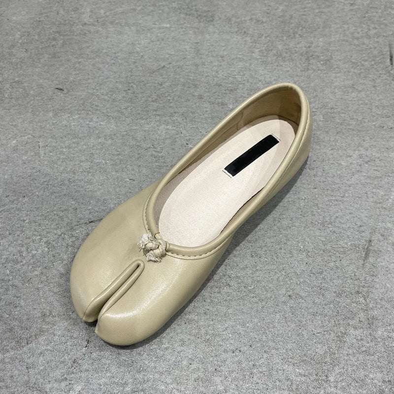 SUOJIALUN Autumn Ballerina Flats