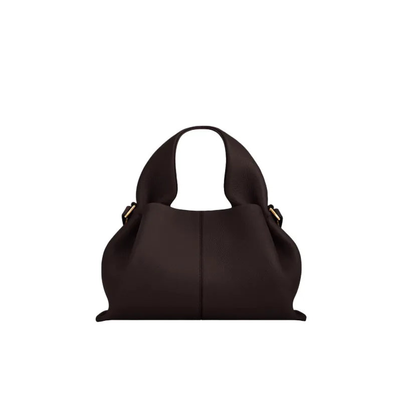 Fashion Women Dumpling Bags Luxury Leather Versatile Solid Color Female Shopping Crossbody Bag 2025 New Design