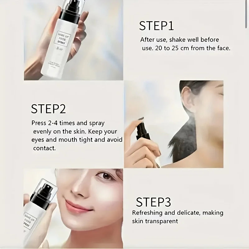Waterproof Sweatproof Long‑Lasting Makeup Fixing Setting Spray