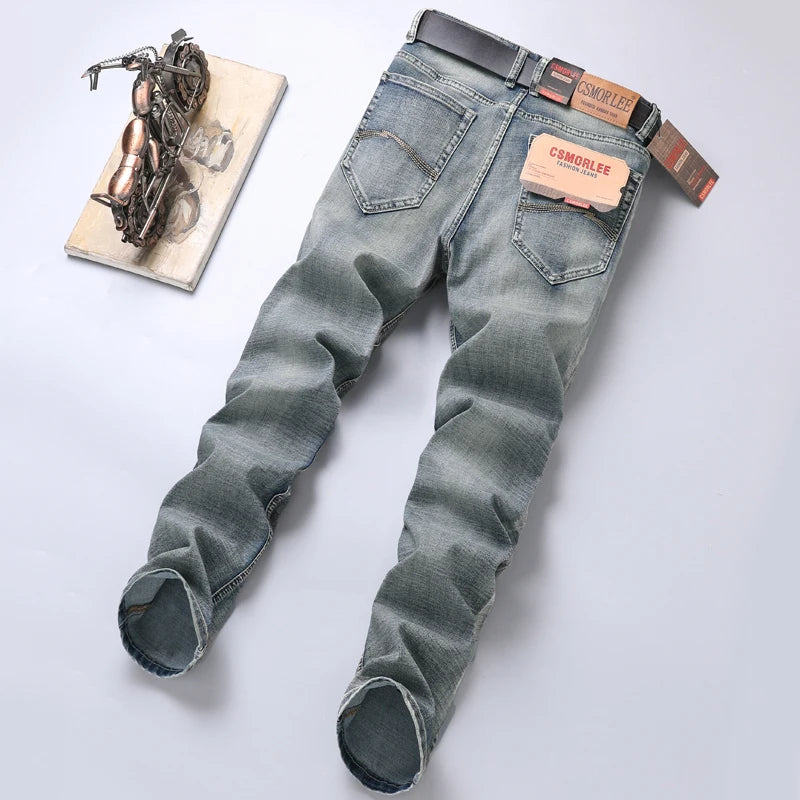 Stretch Regular‑Fit Jeans