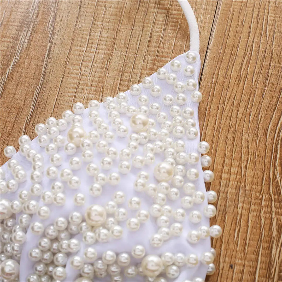 Luxury Pearl Halter Mini Bikini