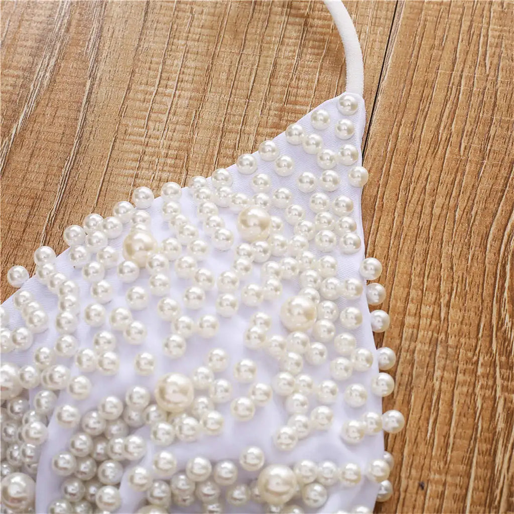 Luxury Pearl Halter Mini Bikini