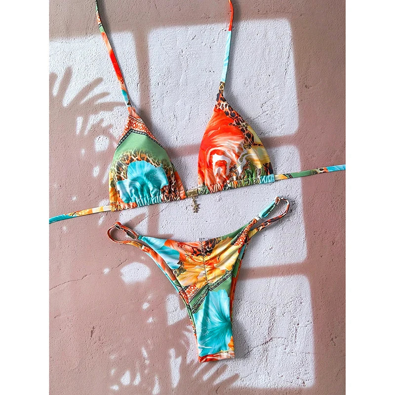 Leopard Micro Bikini Set