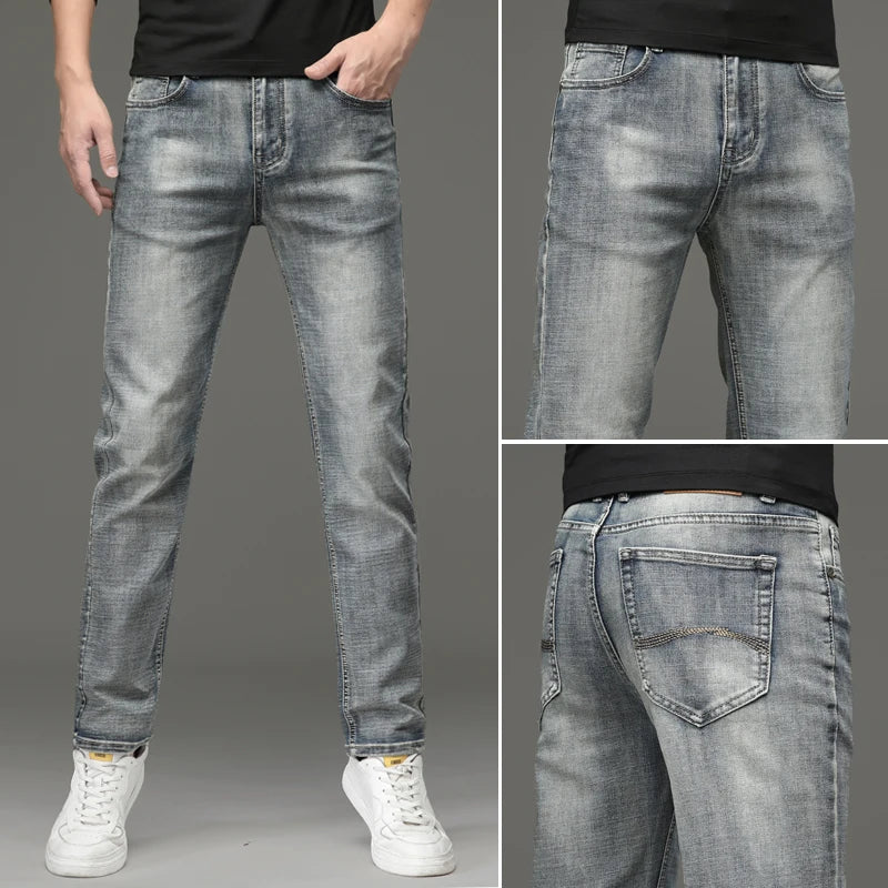 Stretch Regular‑Fit Jeans