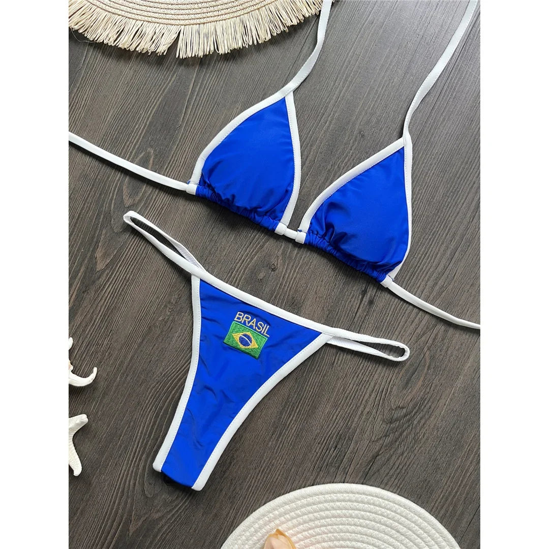 Brazilian Flag Bikini Set