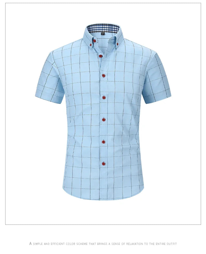 Breathable Slim‑Fit Casual Business Shirt