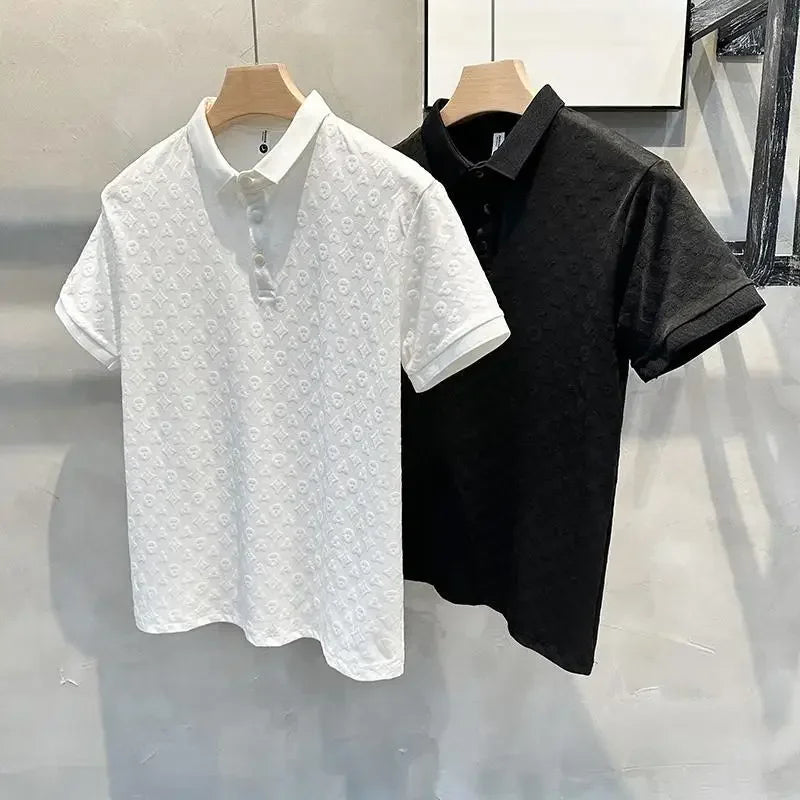 Hollow Polo Shirt