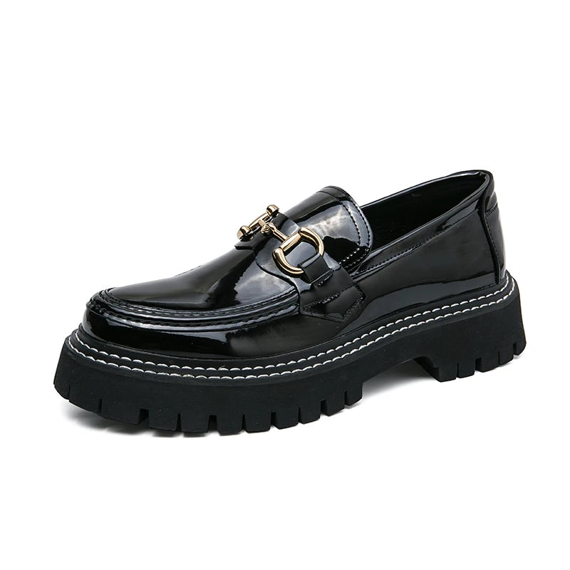 Men's Leather Shoes Casual Heightened Business Shoes Ultra-Light Comfortable Fashion Sports Heightening Leather Shoes KN-WJZ-336