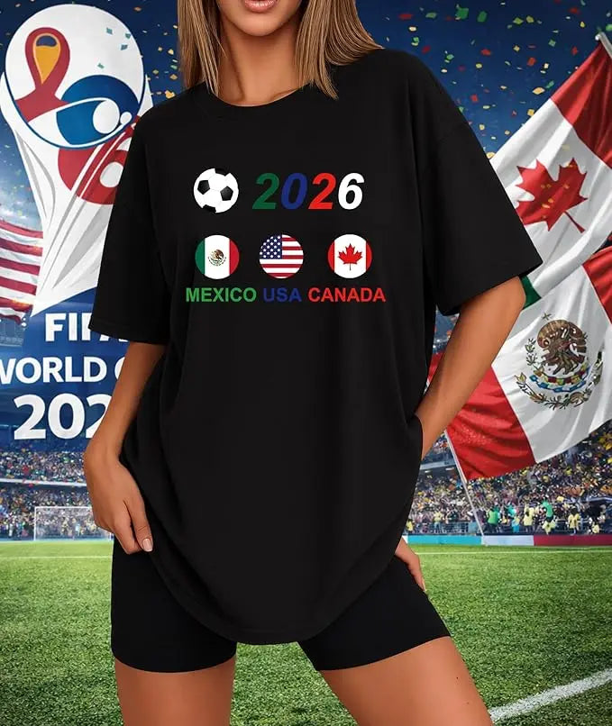 Worldwide Football 2026 Flags T‑Shirt
