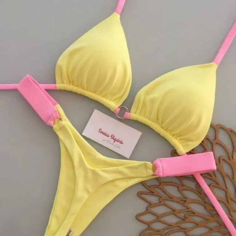 Women’s 2026 Micro Push‑Up Brazilian Bikini – Sexy Printed Thong Two‑Piece SwimsuitWomen’s 2026 Micro Push‑Up Brazilian Bikini – Sexy Printed Thong Two‑Piece Swimsuit