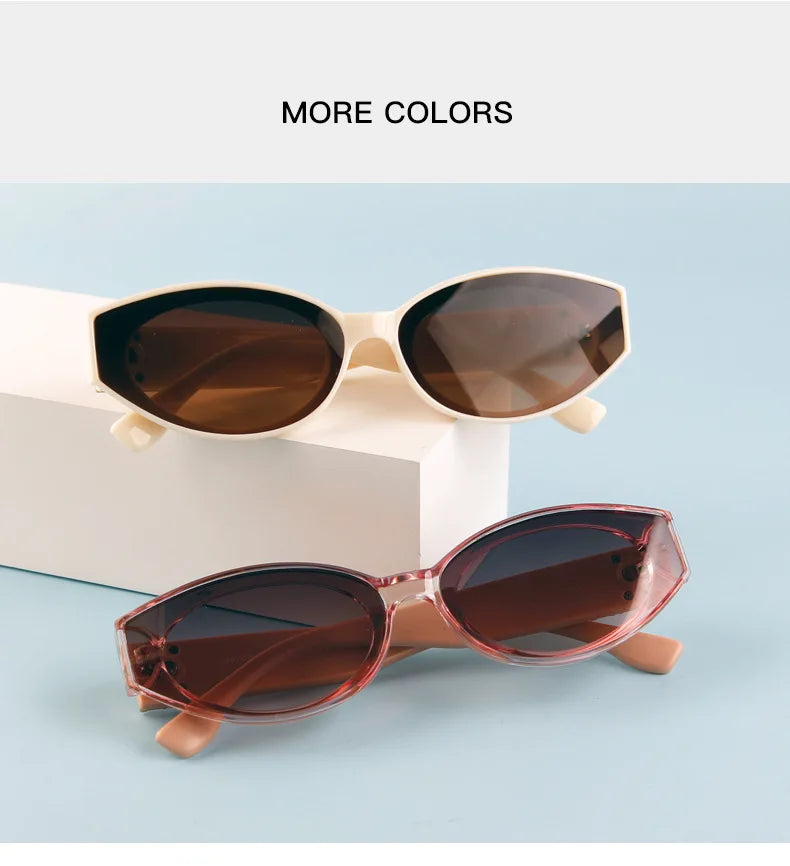Glamour Fashion Luxury Oval Sunglasses