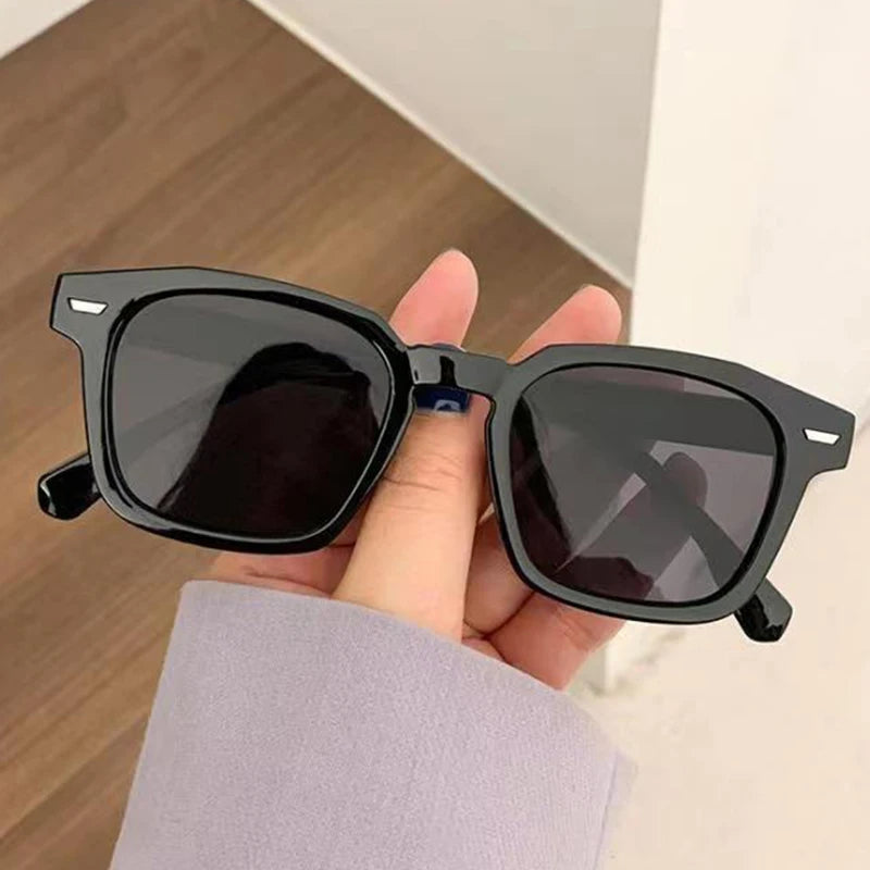 New Unisex Rectangle Vintage Sunglasses 2023 Fashion Design Retro Sun Glasses Female Lady Eyeglass Cat Eye Casual Goggles UV400