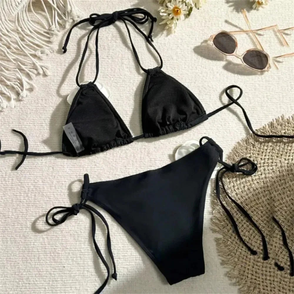 Rose Flower Brazilian Bikini