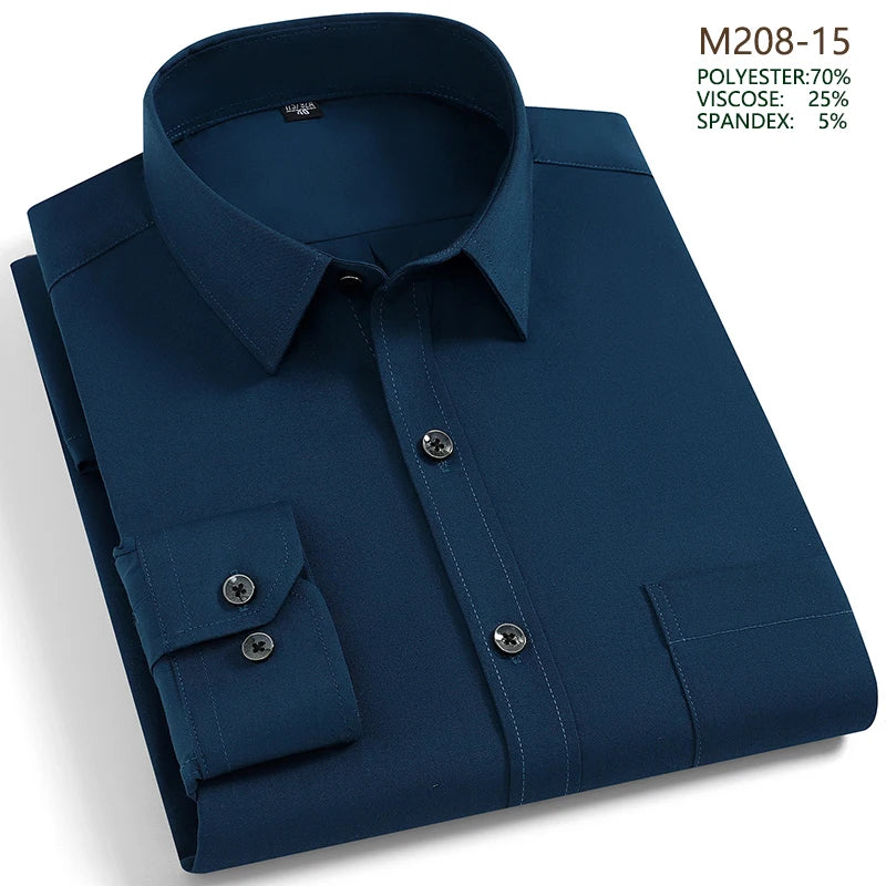 Non‑Iron Long‑Sleeve Dress Shirt