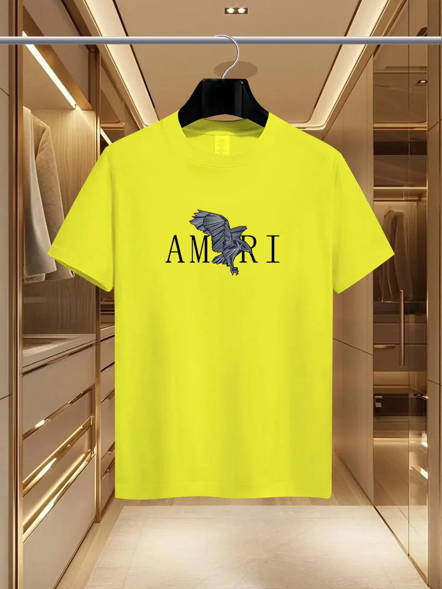 Luxury AMI‑Style Printed T‑Shirt