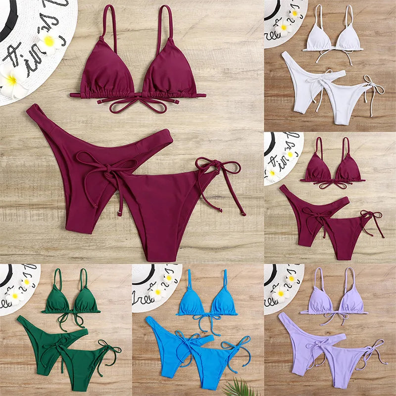 Sexy 3‑Piece Bikini Set