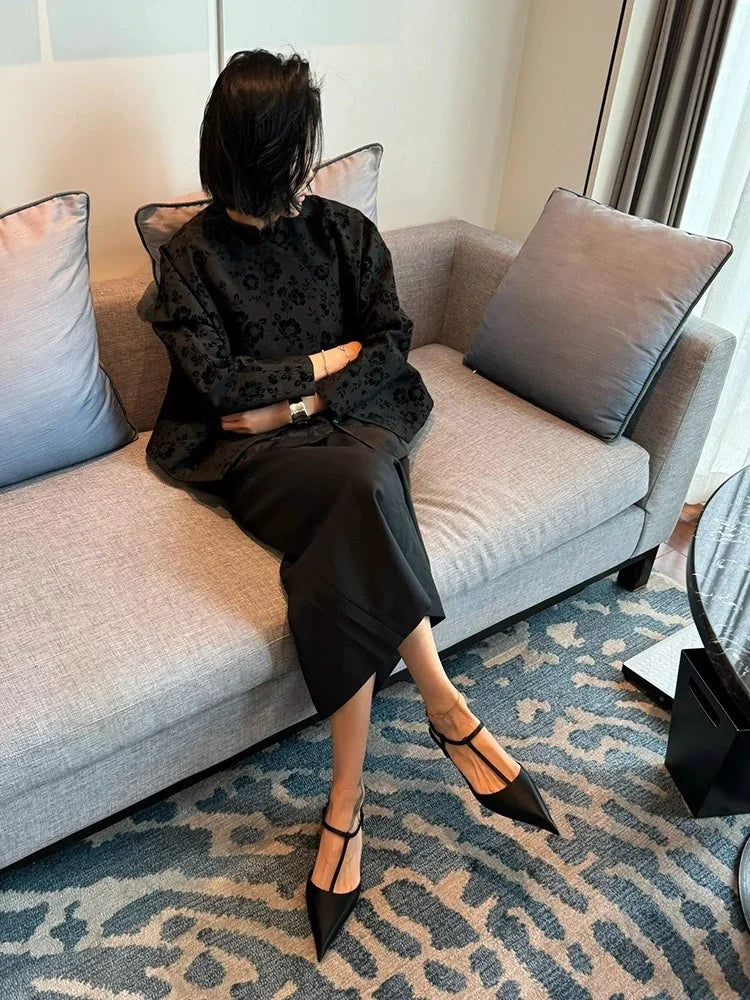 Chic Low‑Heel Pointed‑Toe Pumps