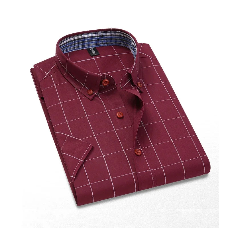 Breathable Slim‑Fit Casual Business Shirt